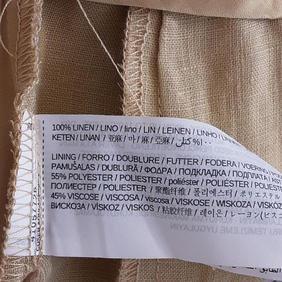 Mango 100% Linen Trousers - Picture 2 of 6